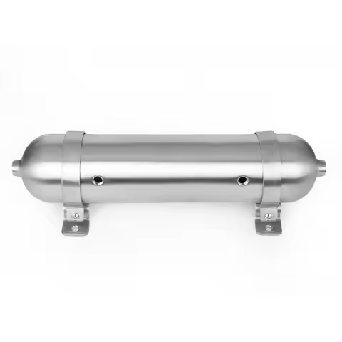 Polish 1 /1.5 /3 Gallon Seamless Aluminum Air Reservoir Tank for Air Ride Suspension System
