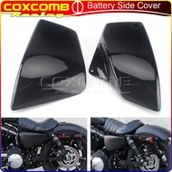 Motorcycle Chrome/Black Battery Side Fairing Cover Protection Guard ABS Plastic For Honda VT1100 Sha