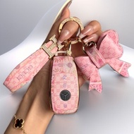 Mercedes-Benz A200L GLA200 GLE350 E300 Key Cover Shell Womens Style Car Key Case Trendy Interior Acc
