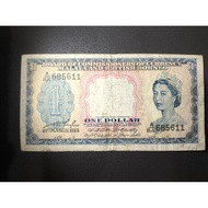 malaya 1953 1dollar banknote