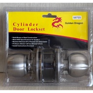 Door knob 587 SS/588SS/AB ENTRANCE LOCKSET [with 3pcs Keys]