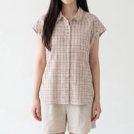 KEMEJA J&LEE'S – AILEEN TOP | Blouse Shirt Top Casual PlaidWanita