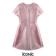 iCONiC INFINITY DRESS #9075 ชุดเดรส ผ้าไหม ตัดต่อ ยาว34" เดรสแฟชั่น เดรสออกงาน เดรสสั้น เดรสทำงาน เดรสงานแต่ง เดรสไฮโซ เดรสหรู