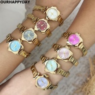 Star Shape Italian Charm Modular Watch Bracelet DIY Wrist Watch For Mom Dad Friends Gift