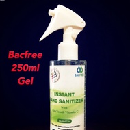 Sanitizer Bacfree 250ml Gel