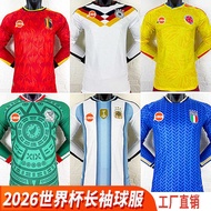 New Football Jersey Long Sleeve Player Version 2026 American World Cup Argentina Germany Spain Natio