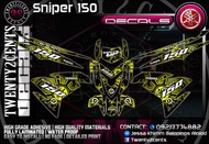 Sniper 150 decals / sticker Version 1