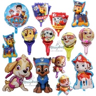 [SG Seller] PAW Patrol foil balloon theme party decoration birthday handheld dog Chase Marshall Skye Mini Small Big