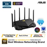 ASUS TUF-AX6000 Dual Band WiFi 6 Extendable Gaming Router - Dual 2.5G Ports, AiMesh Compatible, AiProtection Pro