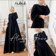 GAMIS CRINKLE AIRFLOW TERBARU DAN TERMEWAH GAMIS PUTIH ALUNA TERLARIS SAAT INI  2023