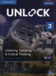 Unlock Level 3 Listening, Speaking & Critical Thinking Student’s Book, Mob App and Online Workbook w
