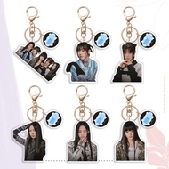 NJ Acrylic Keychain Girl Group Humanoid Pendant Key Ring Accessories Star Merchandise 2.4 S2026H