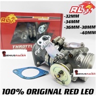 REDLEO RED LEO RACING DUAL INJECTOR OVAL THROTTLE BODY Y15ZR V1 / V2 > 32mm , 34mm , 36mm , 38mm , 4