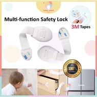 SASA BABY Ready Stock Child Baby 3M Safety Lock Cabinet Drawer Locker Multifunction Kunci Almari