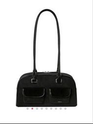 Stand Oil chubby bag black combi