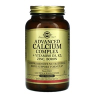 Advanced Calcium Complex + Vitamins D3, K2, Zinc, Boron, 120 Tablets