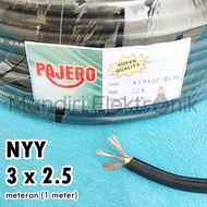 Kabel Listrik Serabut 3 x 1.5mm 3 x 2.5mm Pajero - Kabel Listrik Serabut isi 3 Per Meter - Kabel Audio Serabut NYY 3x15mm 3x25mm isi 3