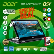 (Warranty 18 Month) ACER | 4GB RAM l SSD 32GB l CHROMEBOOK FLIP 360 l TOUCH SCREEN l PLAY STORE |