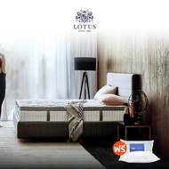 LOTUS ที่นอน (สเปคแน่นสบาย) รุ่น Encore **Privacy Tech 5 Zoned Coil หนา 12 นิ้ว ฟรี หมอนหนุน ส่งฟรี