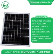 50 Watt SOLAR PANEL 50W SOLAR CELL/ 50WP MONO INSCOM SOLAR PANEL/