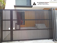 Pagar rumah minimalis (Besi + Coating)