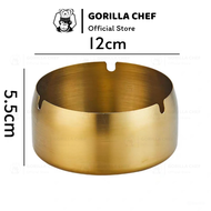 Gạt tàn inox cao cấp GORILLA CHEF phong cách đơn giản sang trọng đa dạng kích cỡ
