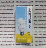 Lampu spiral Ascendo 8 watt kuning super terang
