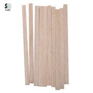Sunnimix 10x Wood Craft Sticks Safe DIY Stick ITower Hobbies Rods Balsa for DIY Craft