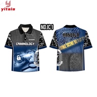 【FREE name】2024 Criminology Polo Shirt with Surname Full Sublimation