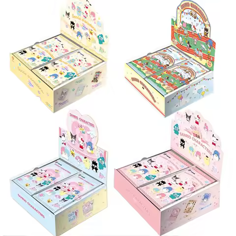 Genuine Sanrio Card Family Christmas Party Collection Cards HelloKitty Cards Pink Cute Card Aurora S