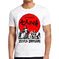 Seven Samurai Akira Kurosawa Japan Vintage Meme Gift Cult Movie T Shirt M675