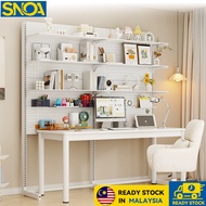 [ SNOA ] Standing Pegboard Heavy Duty Rak Besi Adjustable Minimalis Putih Gaming Bedroom Office 🇲🇾
