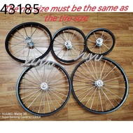 super drag rim ♂Size 12,14,16,18,20  rim set for BMX KIDS FOLDING bike  double thread rear hub ste