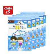 [Combo 10] hộp khẩu trang 5D cho bé - Ny 5D Kids Mask | Nhứ Ý Company (Màu ngẫu nhiên)