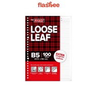 Loose Leaf B5 Binder Paper B5 Note File Paper B5 Binder Contents 100 Sheets
