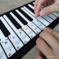 Stickers for Pianos and Keyboards49 61 76 88Transparent Removable Stickers