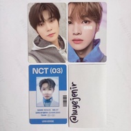 [ Take all ] PC Jaehyun selca Renjun id card Sungchan concept Photocard photo set universe 3 NCT 202