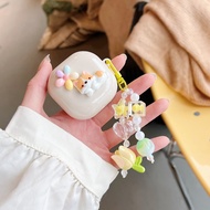 ins cute dogs keychain Case Baseus E19 / E20 / WM01 WM02 /E17 E18 E16 BD1 MC1 case fashion bluetooth