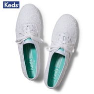 Keds Women White Sneakers Lace Embroidered Shoes Korean  Casual Canvas Shoes