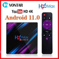 【Free Returns】 H96 Max Smart Tv Box 11.0 Rk3318 4gb Ram 64gb Rom 4k Wifi Media Player 11 H96max Tvbox Youtube Set Box