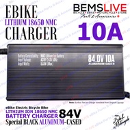 BEMS 10A 84V / 72V (20S) Pang charge ng eBike / Charger Special Aluminum-Cased for Lityum iOn Type