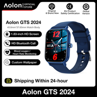 AITO × Aolon 2024 Smartwatch NEW GTS pria dan wanita terbaru 2024 anti air jam tangan olahraga IP67 