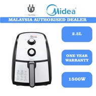 Meck/Midea Air Fryer - Powerful Circular System (3.8L/2.5L/1400W) MAF-402/MAF-20B/MAF-35A