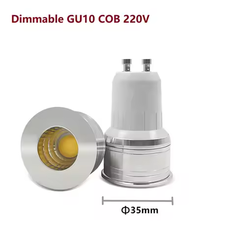 led bulb mini gu10 35mm spotlight 5w dimmable 110v 220v 240v 12v mr16 mr11 spot angle for living roo