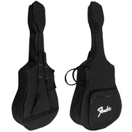 Fender กระเป๋ากีตาร์โปร่ง สำหรับกีตาร์ขนาด 39-41 นิ้ว บุฟองน้ำอย่างหนา 20 มิล ระบบซิบคู่ มีช่องเก็บข