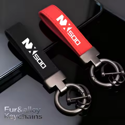 New For HONDA NX500 NX 500 N 500X CB500X CB 500X N500X High-Grade Leather Suede Keychain Motorcycle 