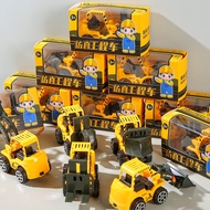 Taiwan Shipment Excavator Tin Box Stacker Engineering Vehicle Toys Children's Toy Car Boom Racing Gi