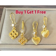 14k Bangkok gold earrings