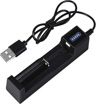 Rechargeable AA AAA Battery Charger, Universal USB Rechargeable Battery Charger with Indicator LEDs