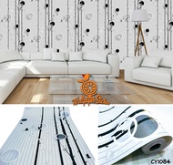 PROMO TERMURAH!! Wallpaper Stiker Dinding Motif Dan Karakter Premium Quality Size 45cm X 10M (CY1082 CY1083 CY1084)